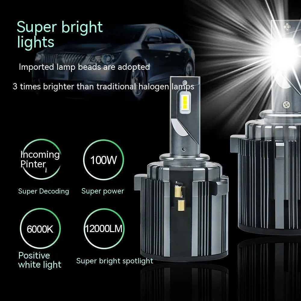 Volkswagen Golf 7 LED headlight bulb with aviation aluminium housing