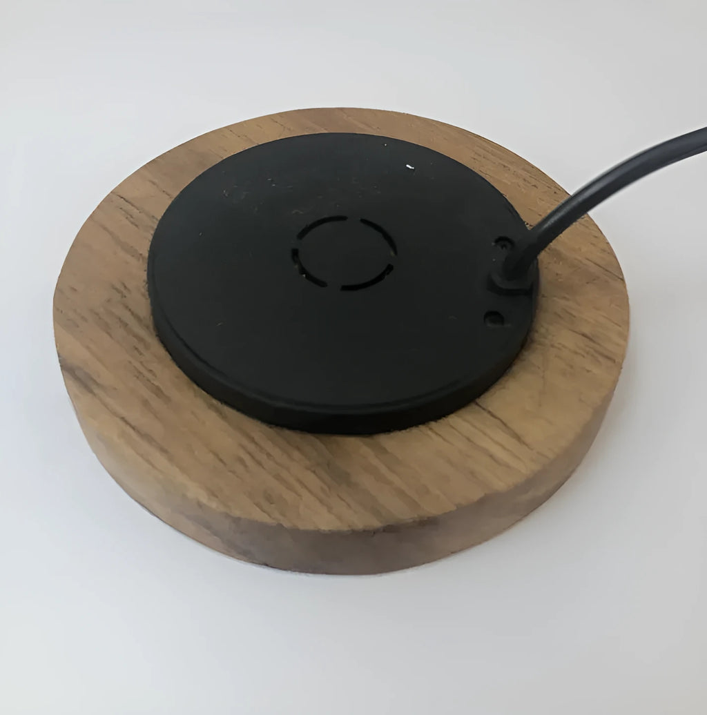W-75 and W-60 round embedded wireless phone chargers for furniture installation with fast charging