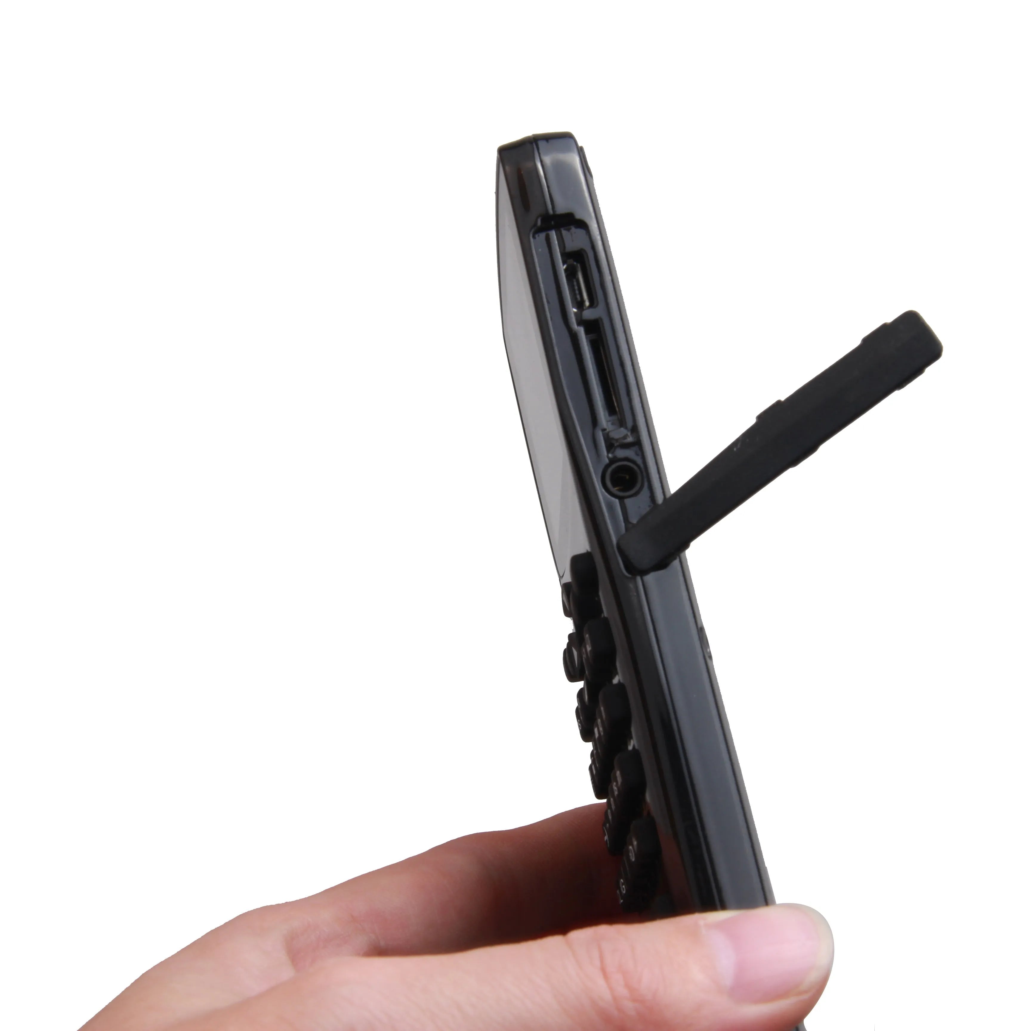 Black multifunctional e-book reader with colour screen and adjustable strap