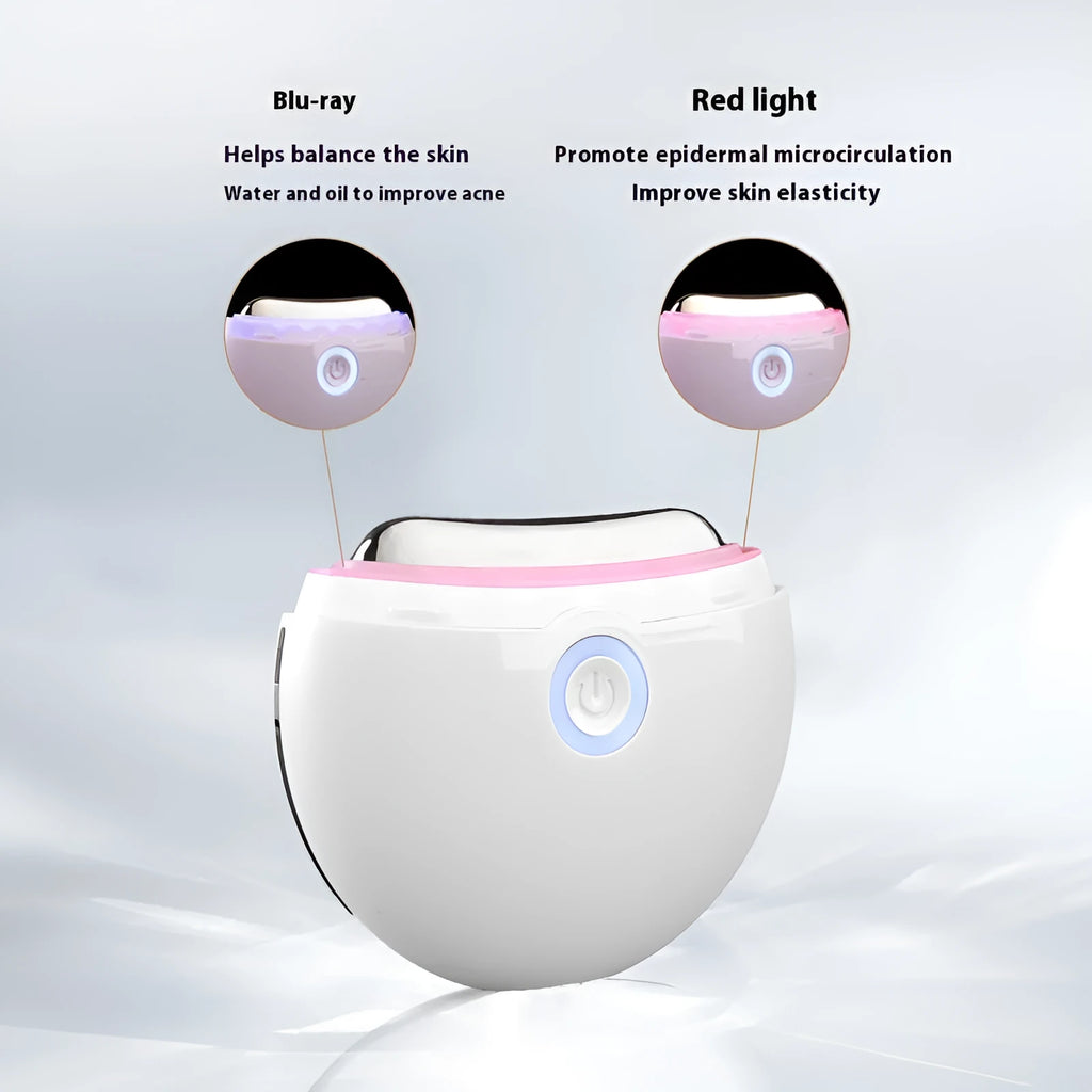 French pattern IPL photon facial scraping device with constant temperature and colour light therapy for home use
