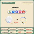 Pet GPS tracking device with collar attachment for cats and dogs featuring 360-day battery life