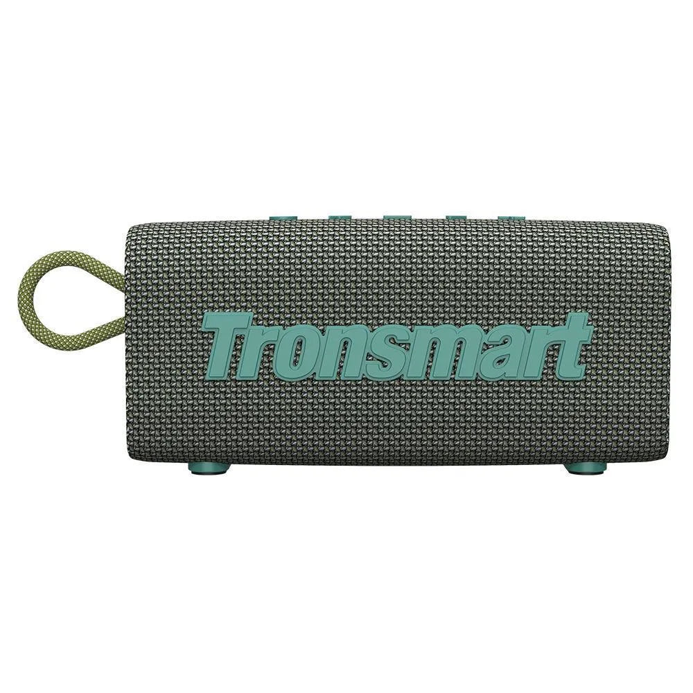 Portable waterproof Bluetooth speaker in multiple colour options including black, blue, and camouflage