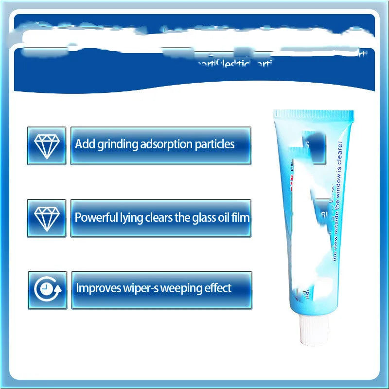 White packaged automotive glass rainproof agent with 15ml capacity for car windscreen treatment