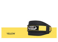 Nylon fitness weightlifting waistband for adult training in black, red or yellow colours