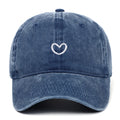 Cotton baseball cap with embroidered design and adjustable sizing in multiple colour options
