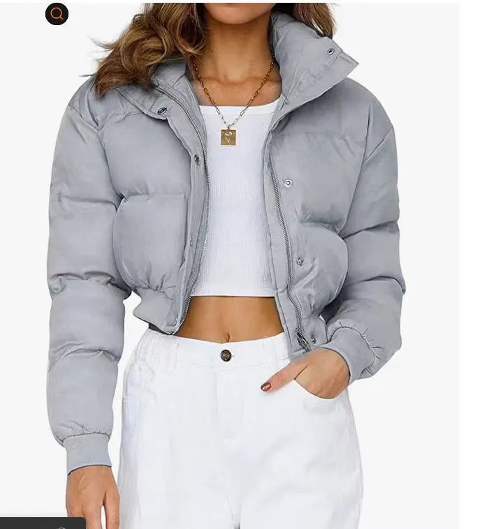 Women's loose fit polyester leisure jacket in long sleeve design available in multiple colours