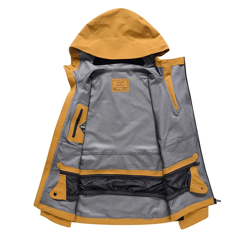 Men's and women's waterproof windproof ski suit for winter sports in various colour options