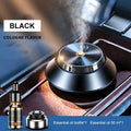Black butterfly shaped car aromatherapy air purifier with USB cable and essential oil bottle