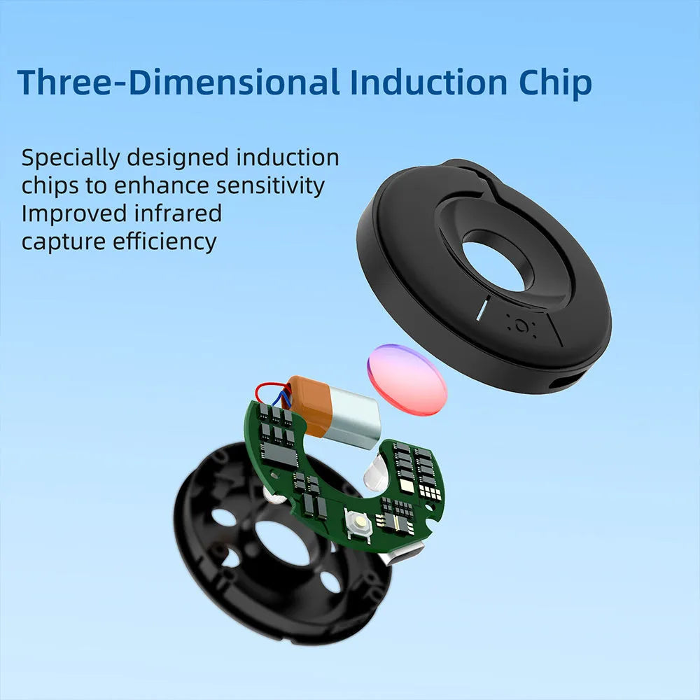 Compact infrared camera detection device for finding hidden surveillance cameras with 5 metre range