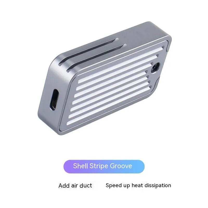 Aluminium alloy USB C NVMe M.2 SSD enclosure with dual protocol compatibility