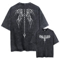 Men's oversized cotton t-shirt with drop-shoulder sleeves and loose fit in various colours