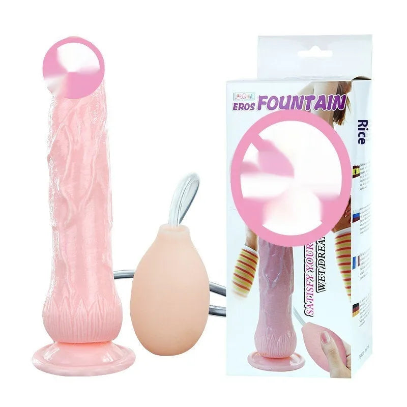 Realistic flesh-coloured suction cup dildo with strong ABS base and soft TPR body measuring 200mm long
