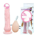 Realistic flesh-coloured suction cup dildo with strong ABS base and soft TPR body measuring 200mm long