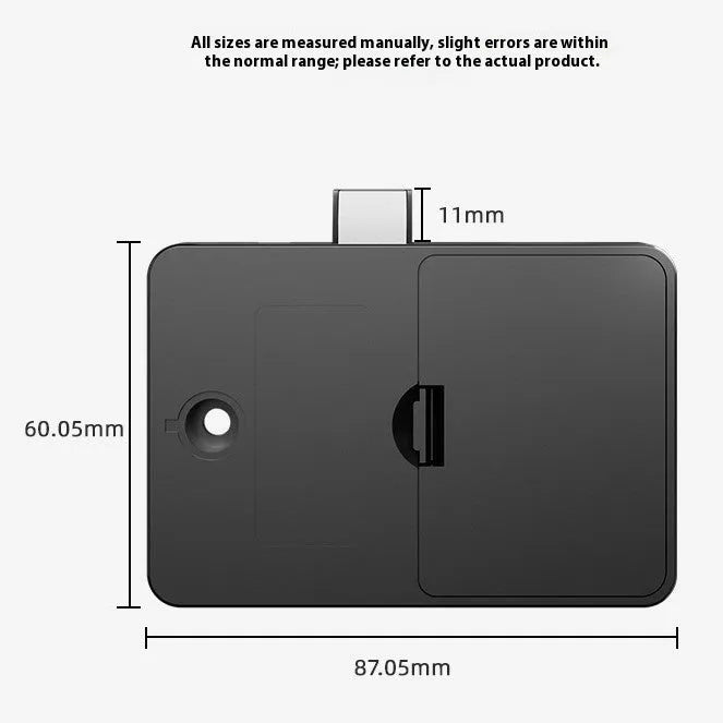 F079 punch-free invisible electronic drawer lock with keys for household and office storage