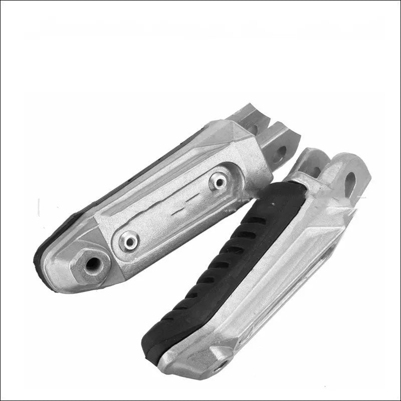 Black aluminium alloy motorcycle footpeg set for Suzuki Hayabusa and V-Strom models