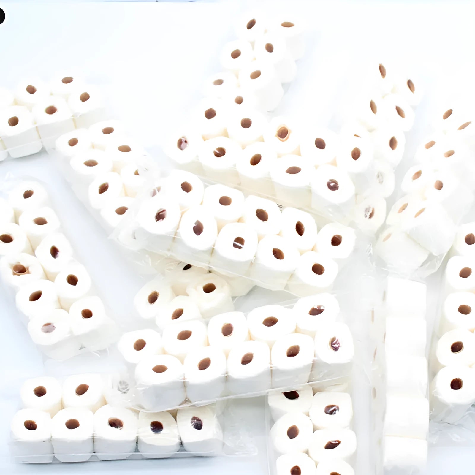 Simulated paper toilet paper roll miniature model 30x15x80mm for dollhouses