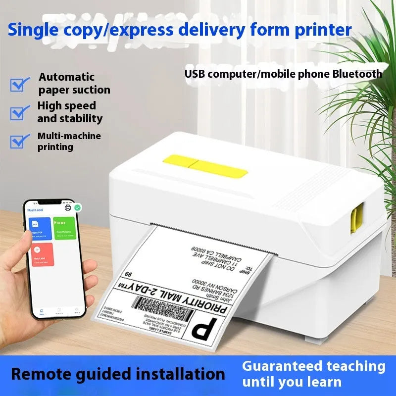 FlashLabel Thermal Express Face label printer with USB cable for express order printing