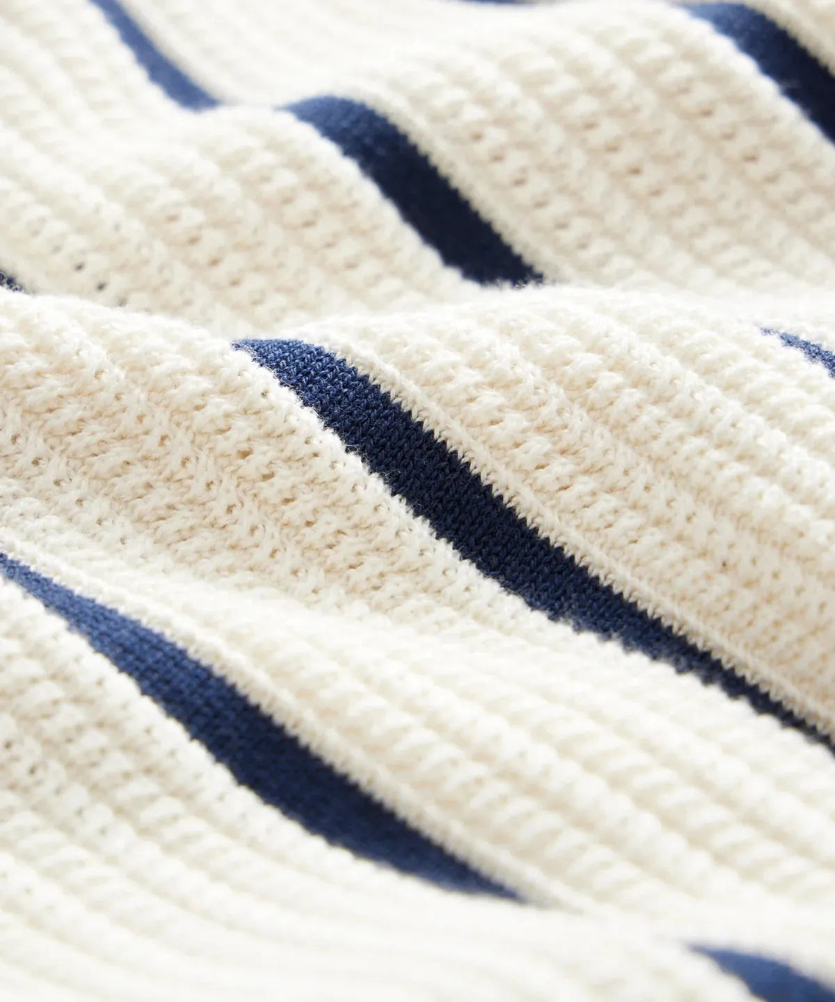 Men's white asymmetric striped knitted top with lapel collar and short sleeves