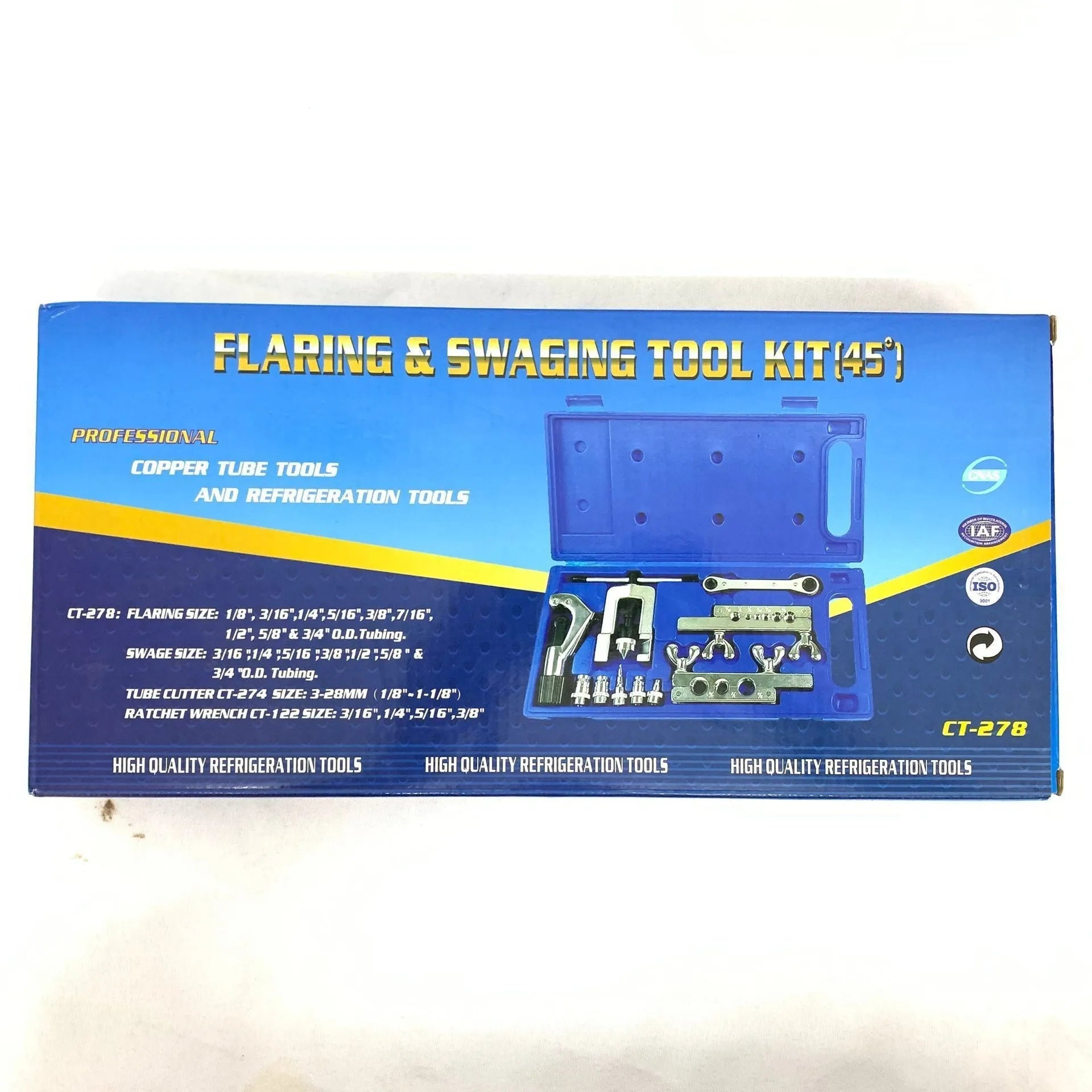 CT-278 brass trumpet pipe expander tool with cup-type opening design