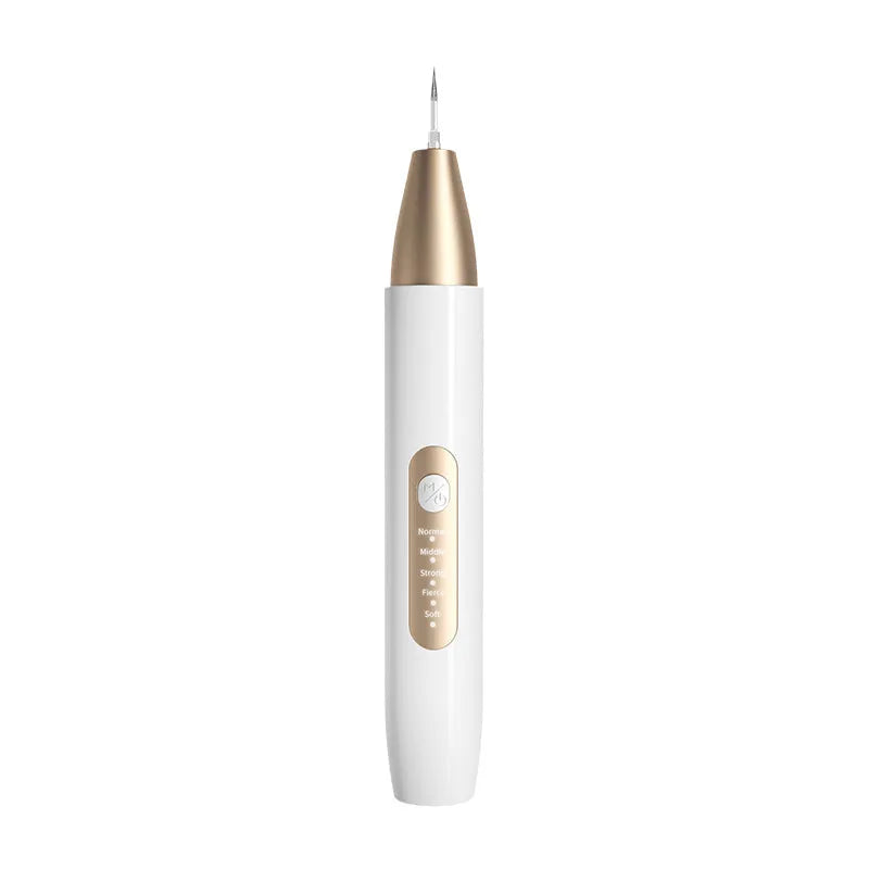 Gold ultrasonic dental tooth cleaner and tartar stain removal device