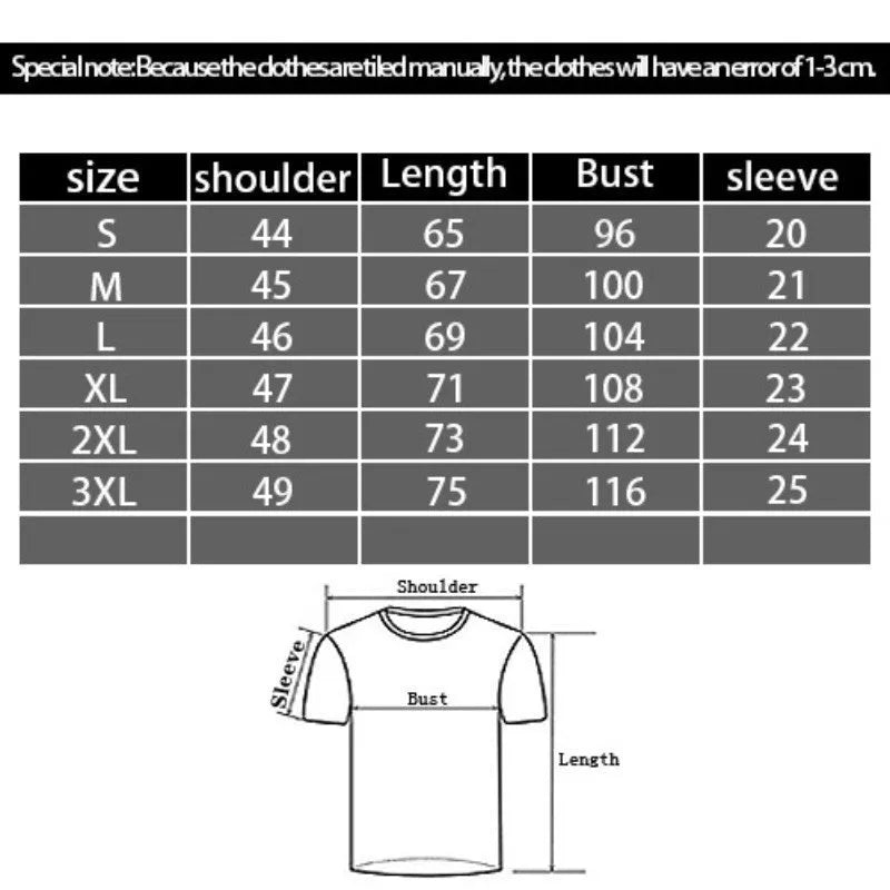 Man's black loose fit t-shirt with a colourful 3D digital printed cartoon pattern on the front.