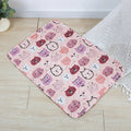 Washable waterproof dog urine pad in animal print design with non-slip base