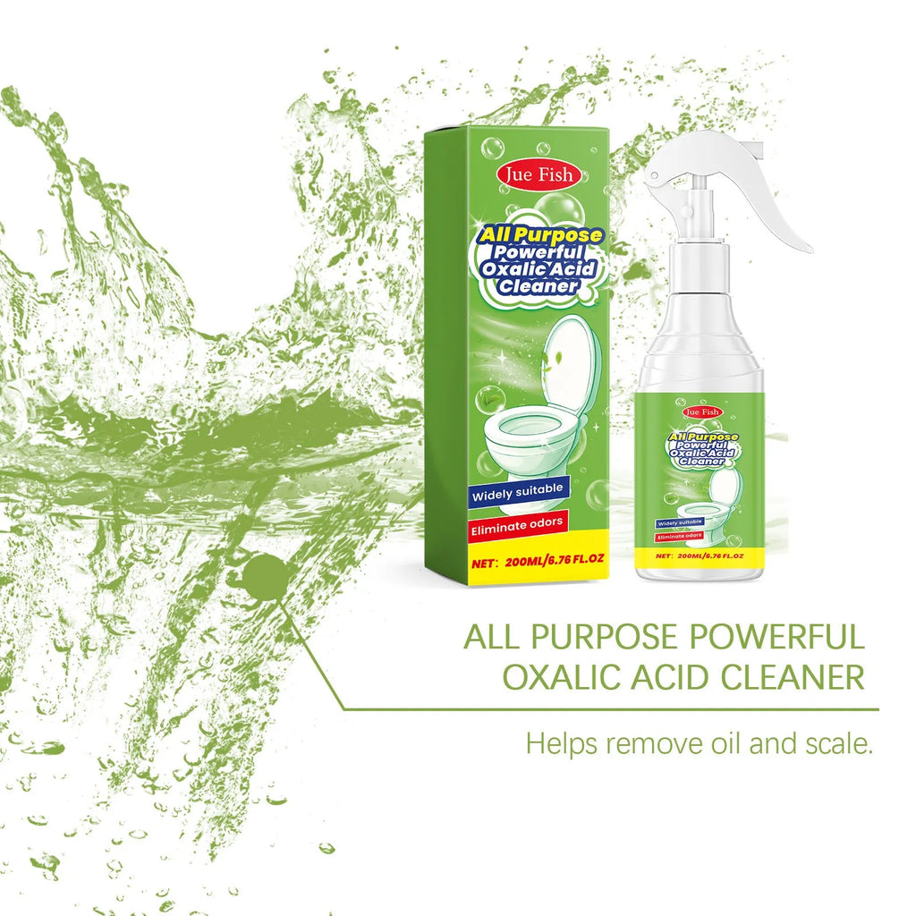 Blue 200ml household grease cleaning spray bottle for kitchen surfaces.