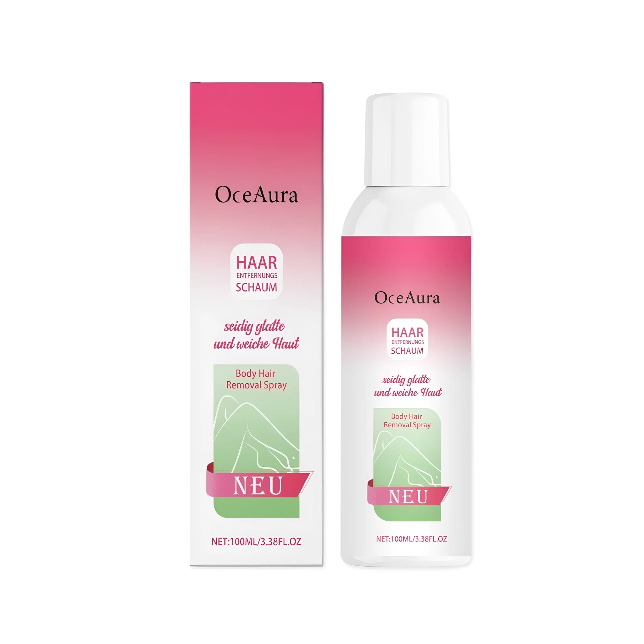 100ml body hair removal spray bottle with spray nozzle for depilatory application