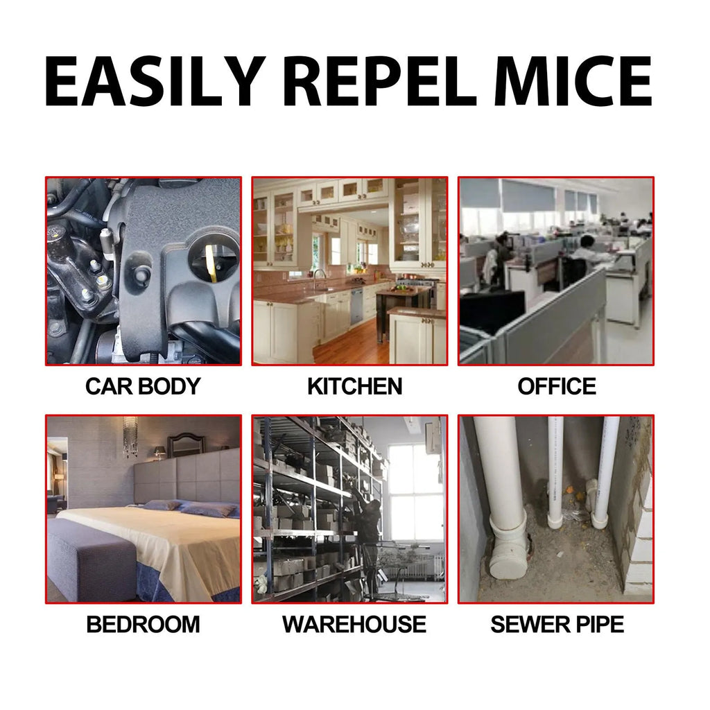 60ml rat repellent spray bottle with natural oil formulation for home and vehicle use