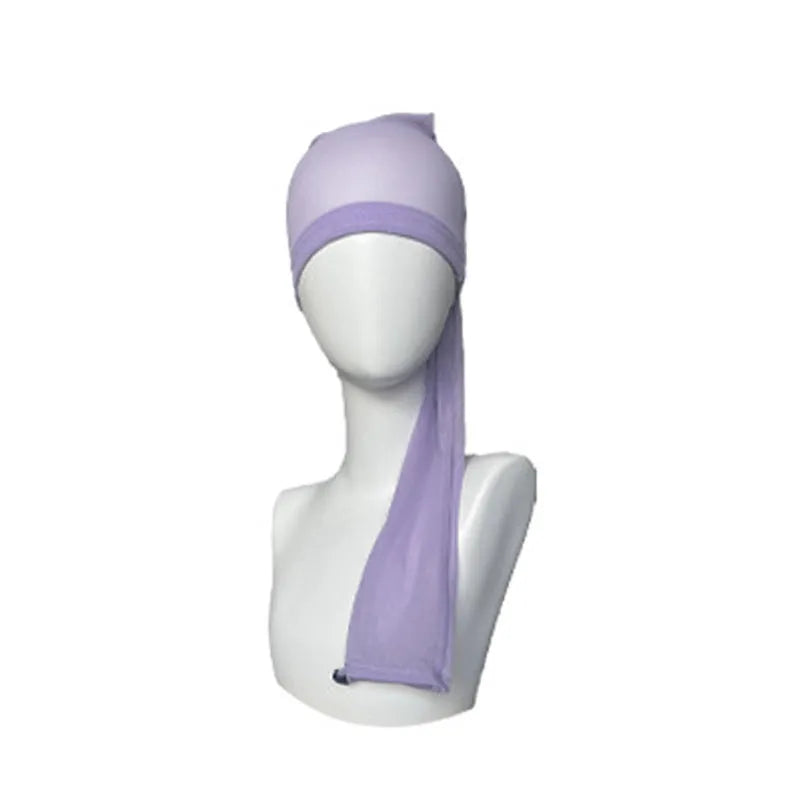 High elasticity mesh wig cap with oversleeve design in multiple colour options including leopard print.