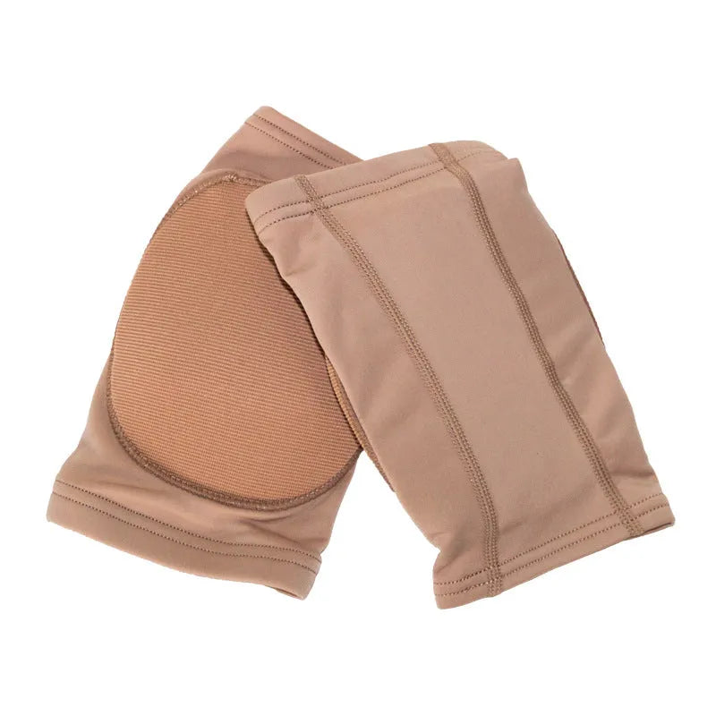 Ballet knee pads for dance and yoga protection in skin colour and black colour options