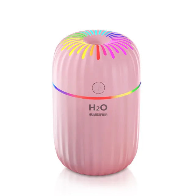 Mini car-shaped USB aromatherapy humidifier in animal design with dimensions 75x75x116mm