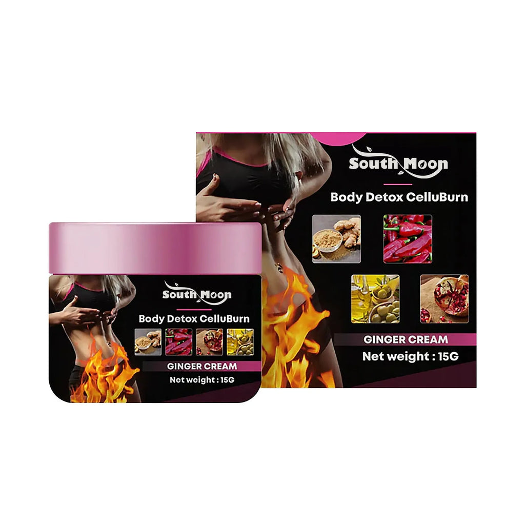 Ginger body thigh slimming shaping tightening cream in 15g container