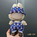 Plastic clothes for 17cm tall vinyl figurines in various style options