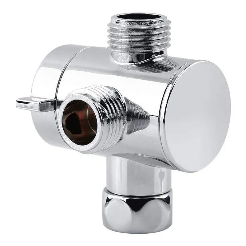 Copper shower water distributor with American bracket fittings for bathroom installation