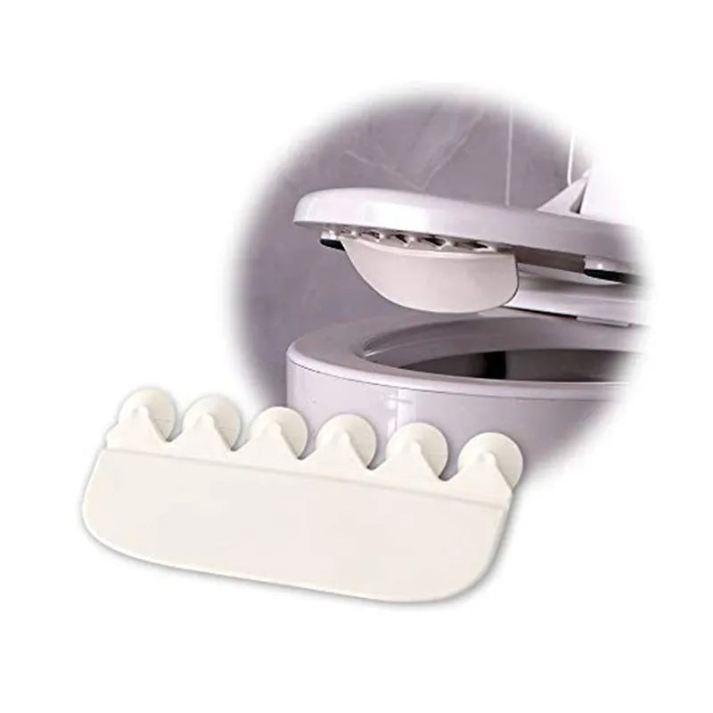 White PVC toilet urine blocking board for children's potty training to prevent splashing