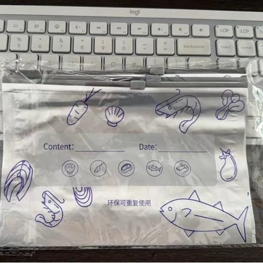 Aluminium foil sealed bags in three sizes for food storage with heat resistance properties