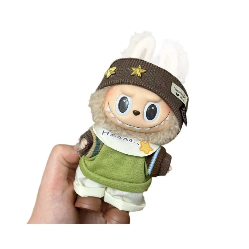Plastic clothes for 17cm tall vinyl figurines in various style options