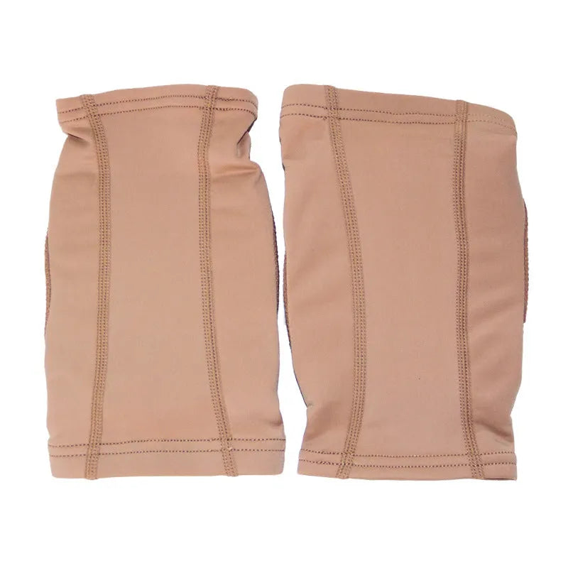 Ballet knee pads for dance and yoga protection in skin colour and black colour options