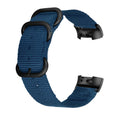 Army Green woven nylon three-ring buckle replacement strap for Fitbit Charge fitness tracker