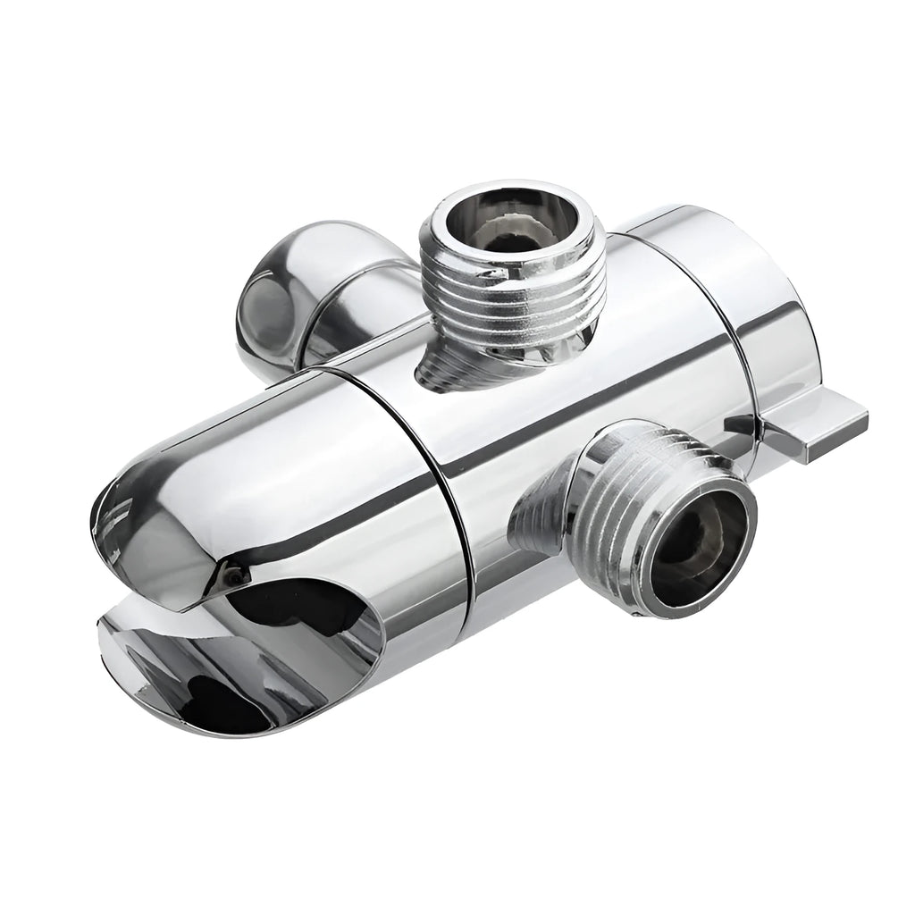 Copper shower water distributor with American bracket fittings for bathroom installation