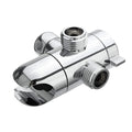 Copper shower water distributor with American bracket fittings for bathroom installation