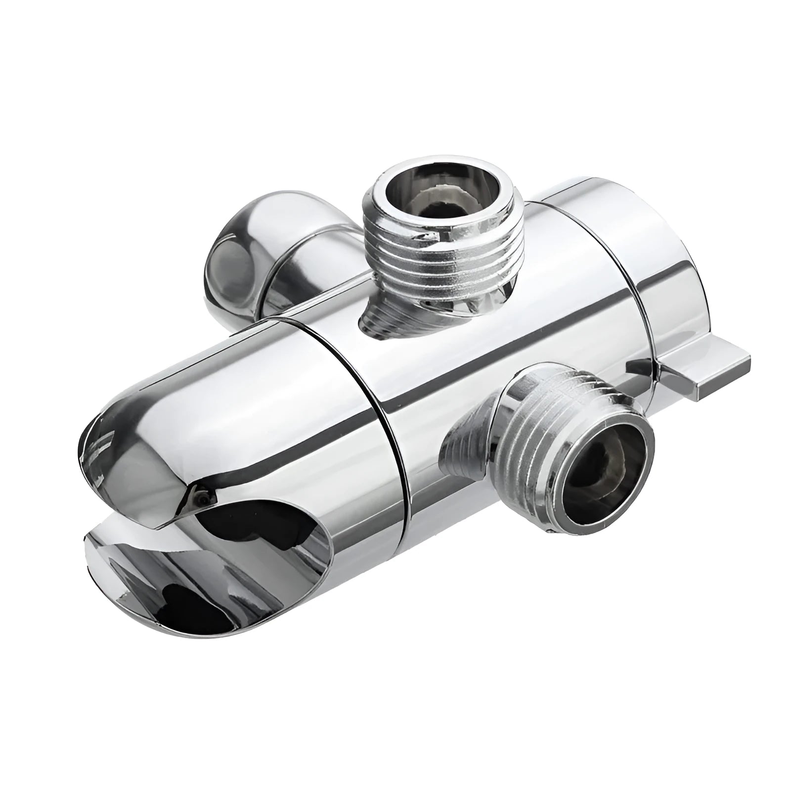 Copper shower water distributor with American bracket fittings for bathroom installation