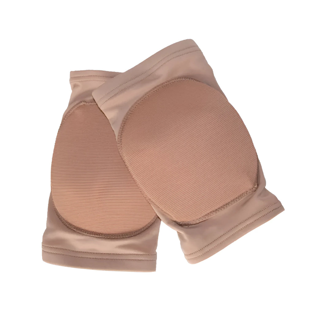 Ballet knee pads for dance and yoga protection in skin colour and black colour options
