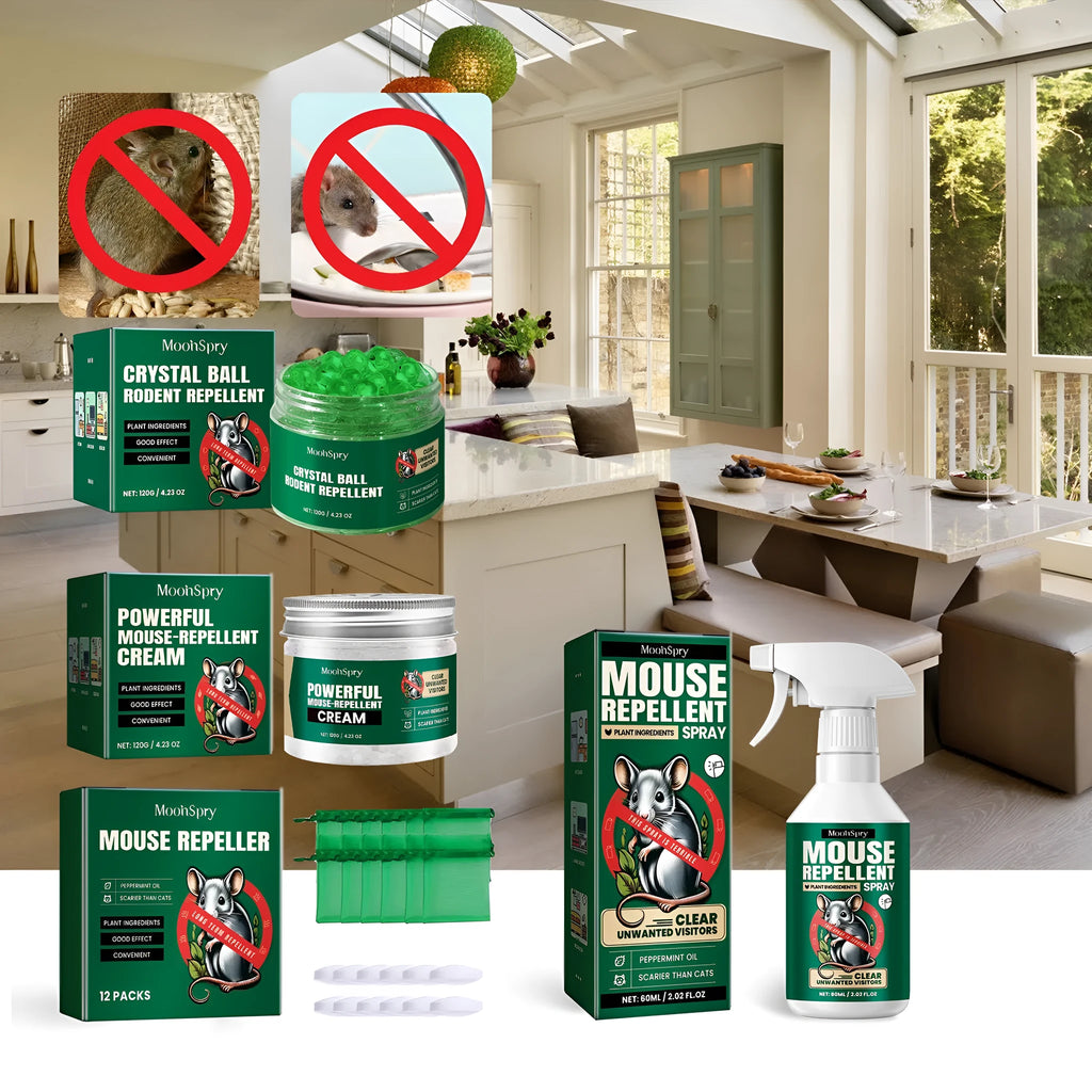 60ml rat repellent spray bottle with natural oil formulation for home and vehicle use