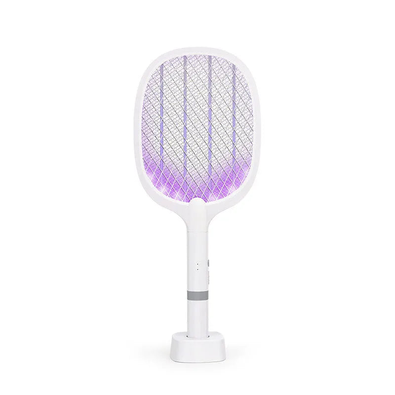 Rechargeable handheld electric mosquito swatter in 959 or 996 colour variant.