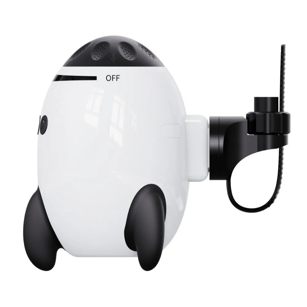 White portable baby stroller shaking device with automatic rocking and Bluetooth connection