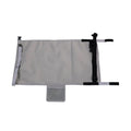 Portable children's aircraft pedal seat extender in nylon with optional drawstring pocket in blue colour