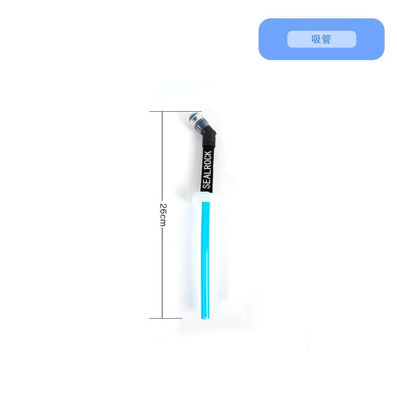 Plastic portable drinking straw with suction tube for mountain climbing and biking