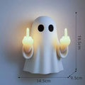 White plastic ghost statue decorative night lamp for Halloween